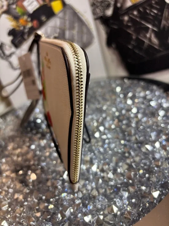 Kate Spade X disney New York Muppets Medium L-zip Wristlet nwt - Picture 8 of 13